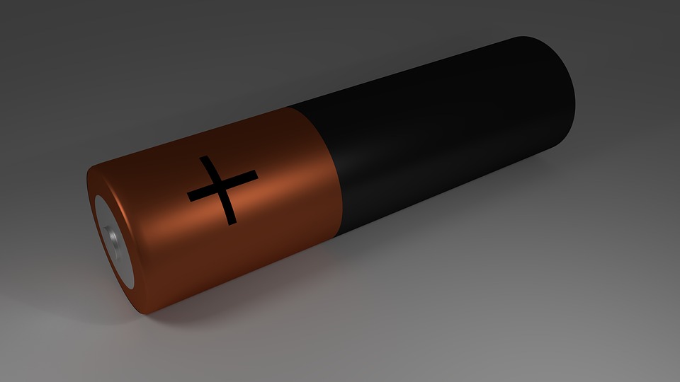 picture of a standard AA battery. 