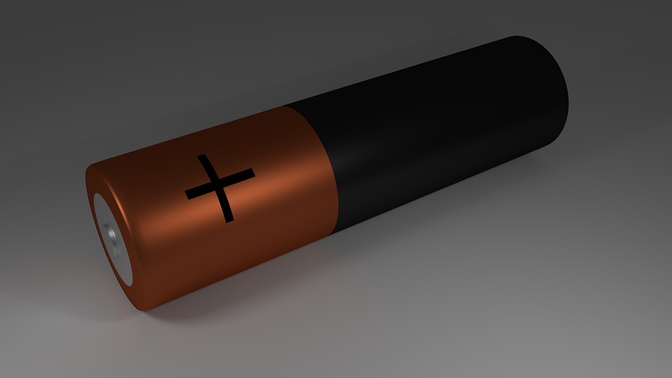 picture of a standard AA battery.