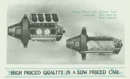 Graphic of a Model T Engine from 1909.  21st-century manufacturing expands upon 20th century ideas. 