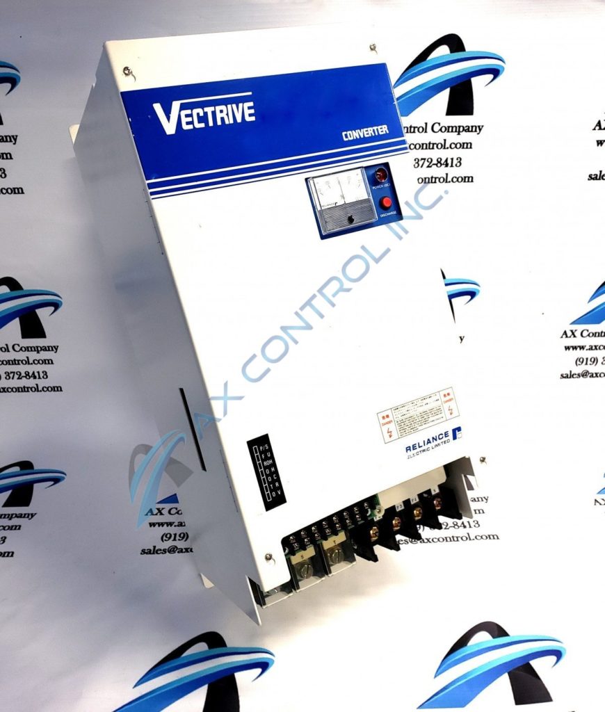 Close-up of the Vectrive ACDA-33 Servo Drive from Reliance Electric.