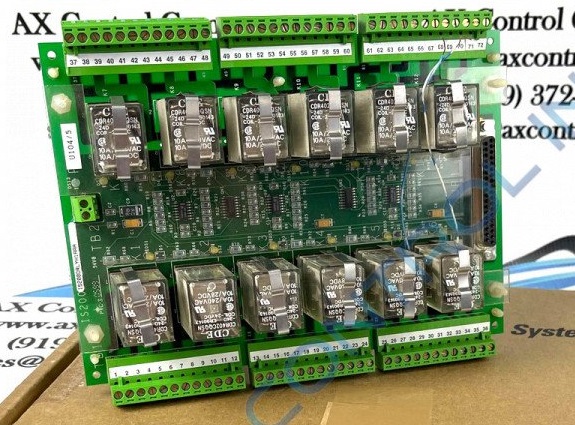 Twelve dry contact relays populate this GE Mark VI IS200DRLYH1A  circuit board. 