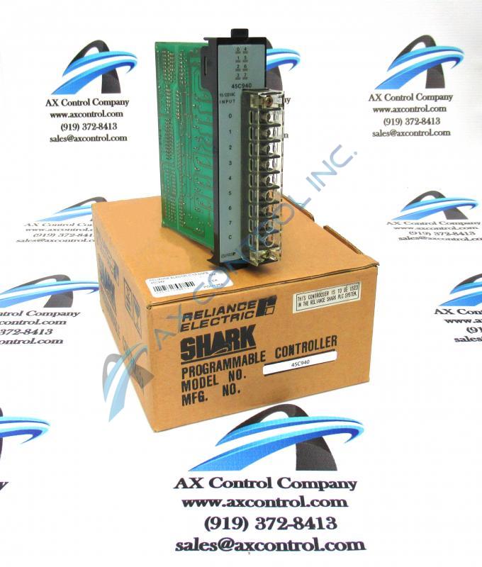 Reliance Electric 45C940 115/230 VAC Shark XL 8-Point AC Input Module | Image