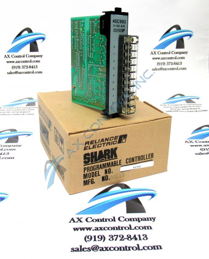Reliance Electric Shark XL 45C992 0-10V 8-Bit Analog Input Module | Image
