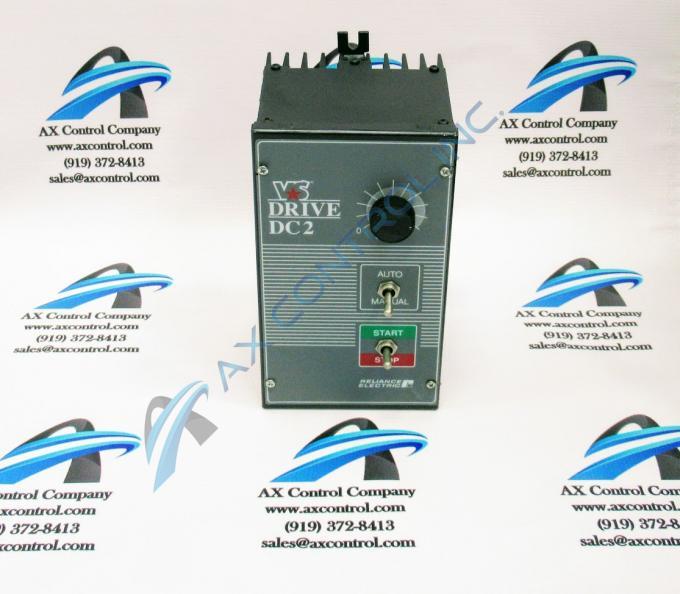 Reliance Electric Rockwell DC2-72U 1PH DC Motor Controller with a Speed Dial | Image