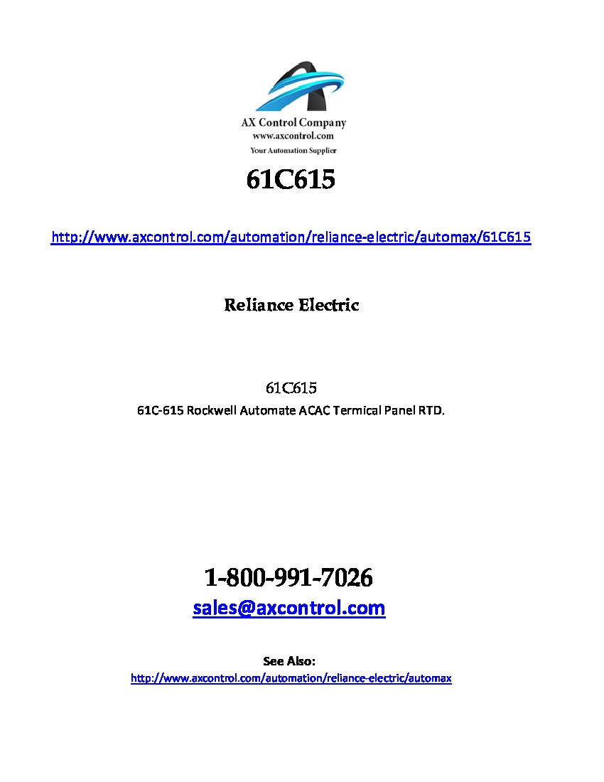 First Page Image of 61C615.pdf