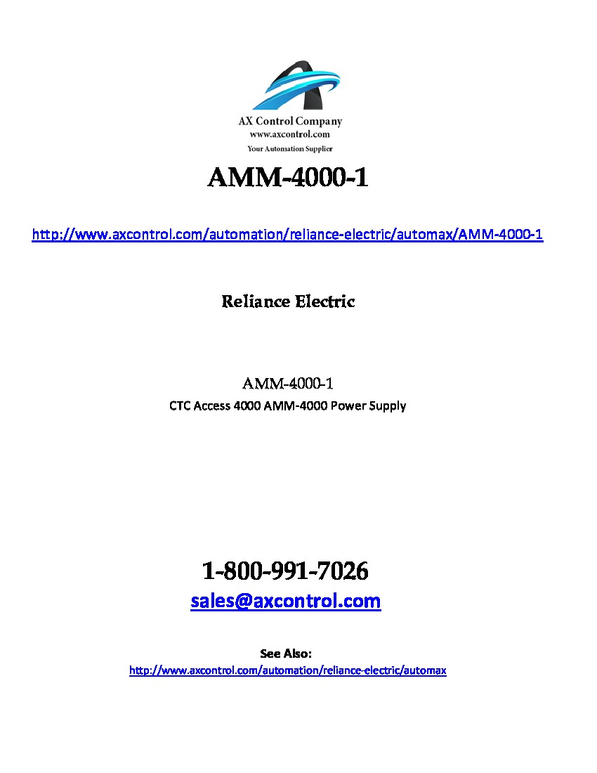 First Page Image of AMM-4000-1.pdf