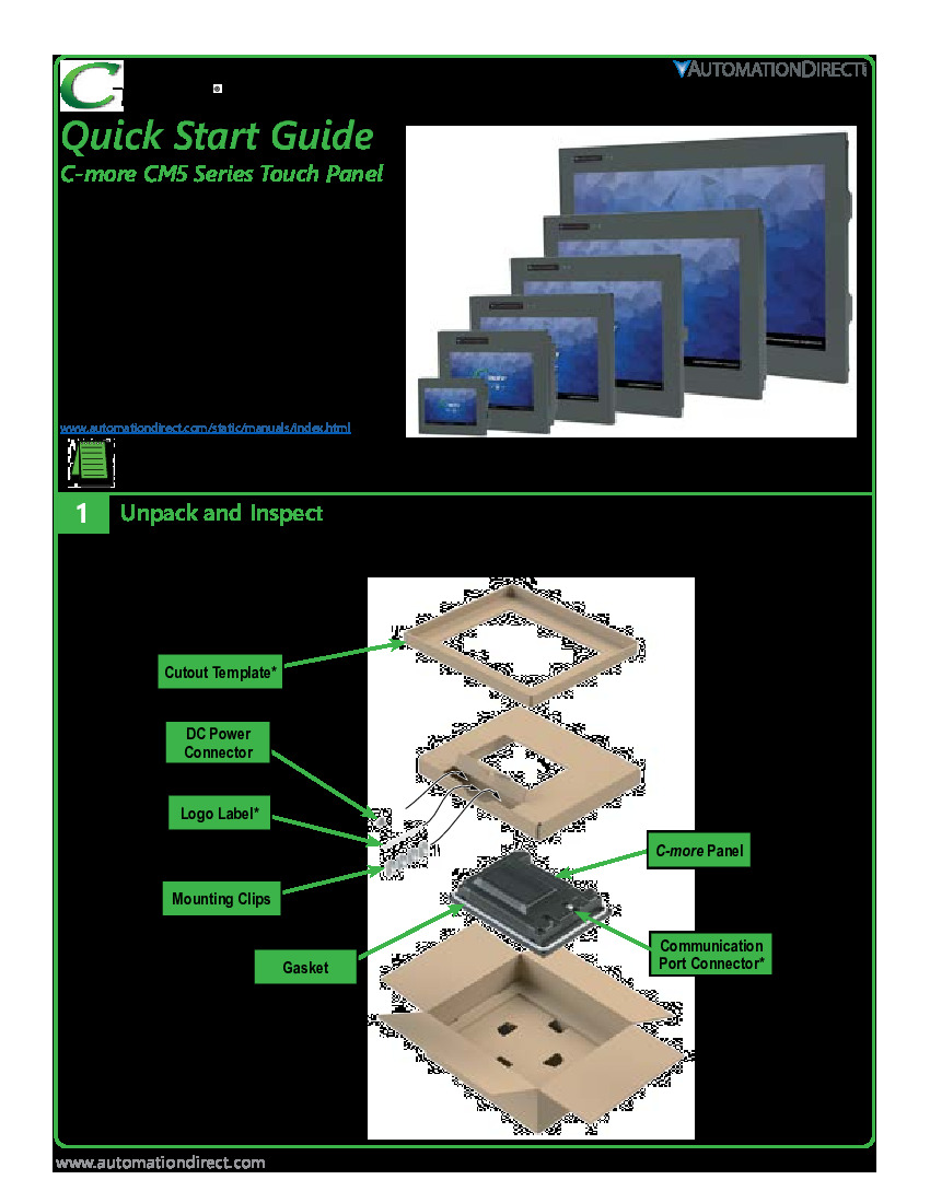First Page Image of CM5-T10W_QuickStartGuide.pdf