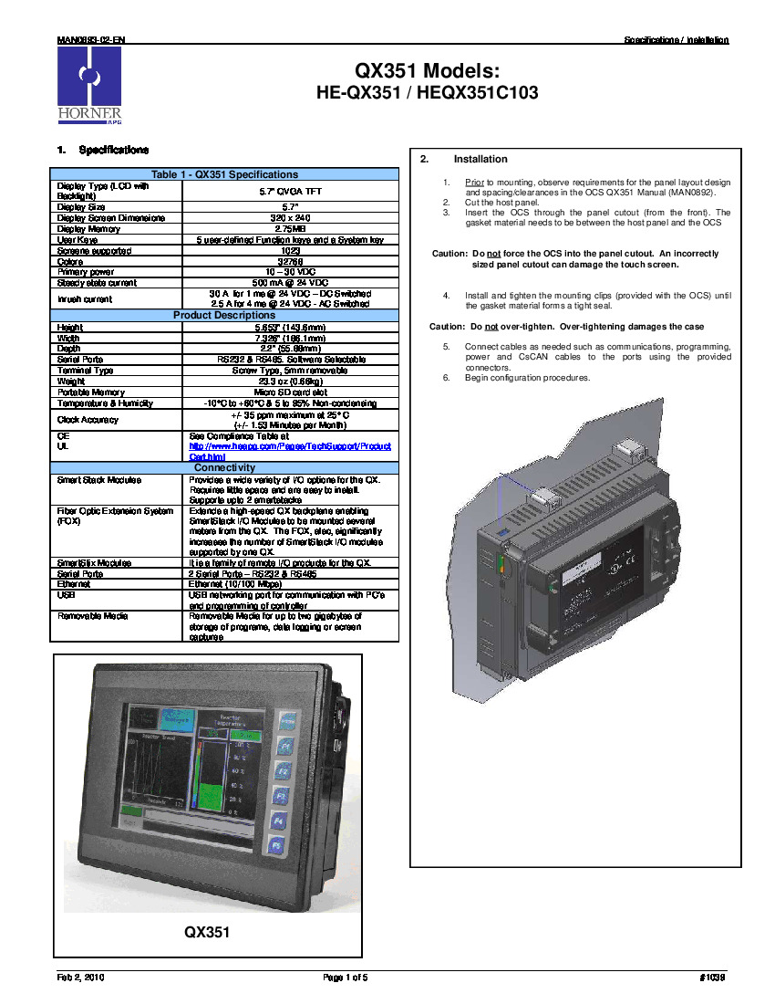 First Page Image of HE-QX351BH.pdf