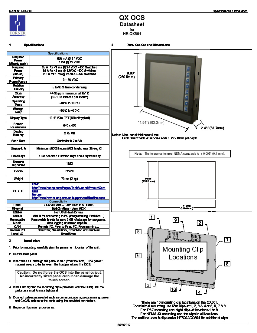 First Page Image of HE-QX551AF-Datasheet.pdf