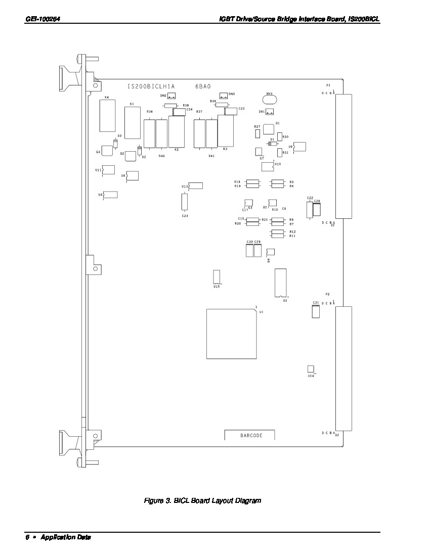First Page Image of IS200BICLH1AED-Board-Layout.pdf