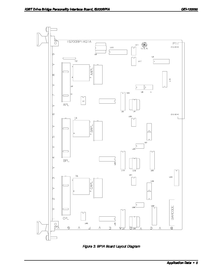 First Page Image of IS200BPIAG1ADB-Board-Layout.pdf