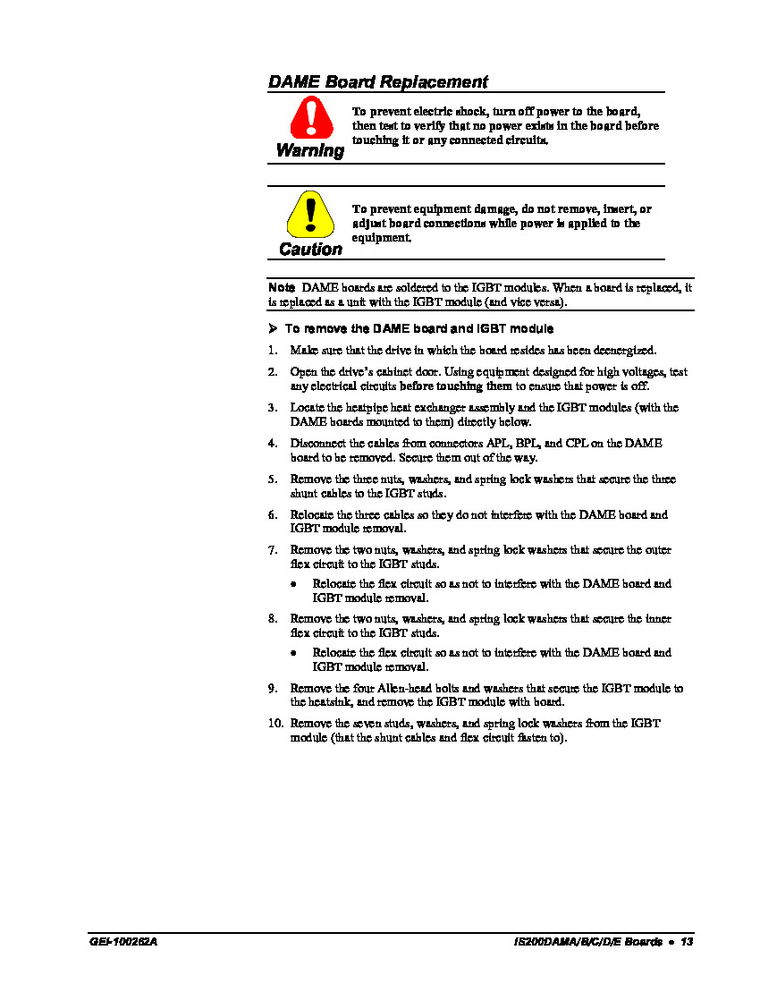 First Page Image of IS200DAMEG1ADB-Board-Replacement.pdf