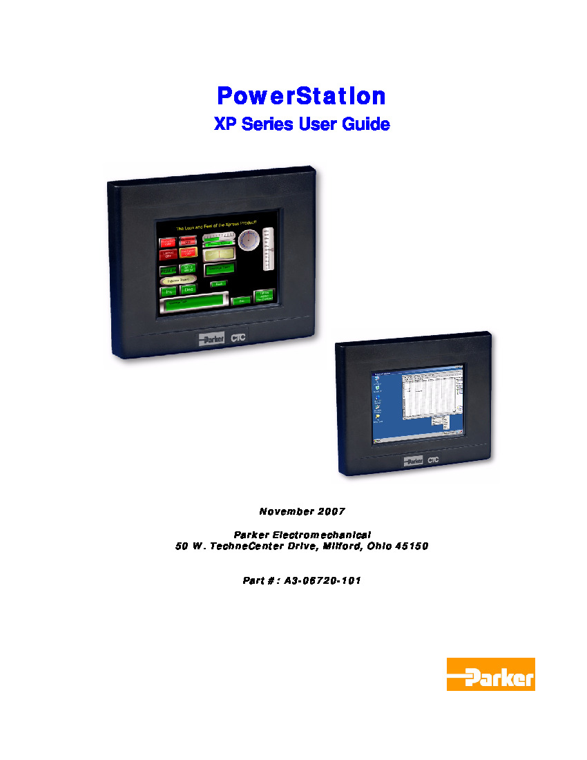 First Page Image of XPR10ST-4P3Userguide.pdf