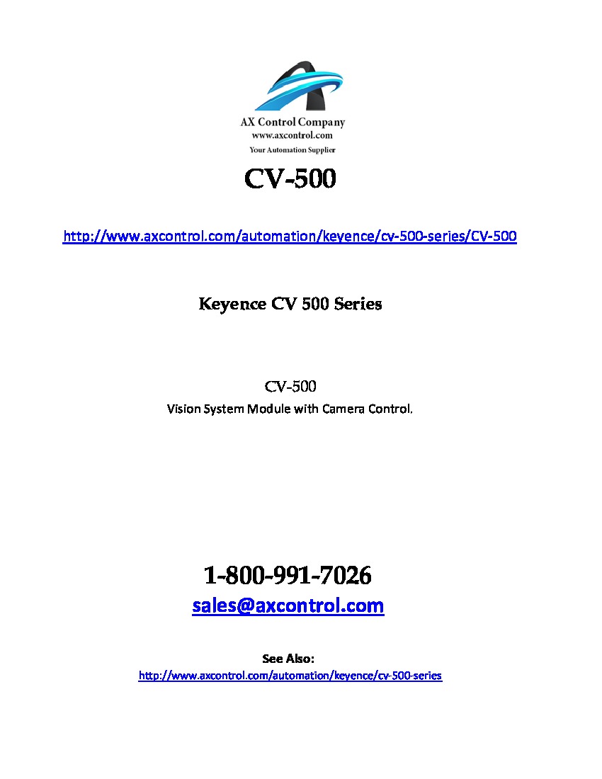 First Page Image of cv-500.pdf