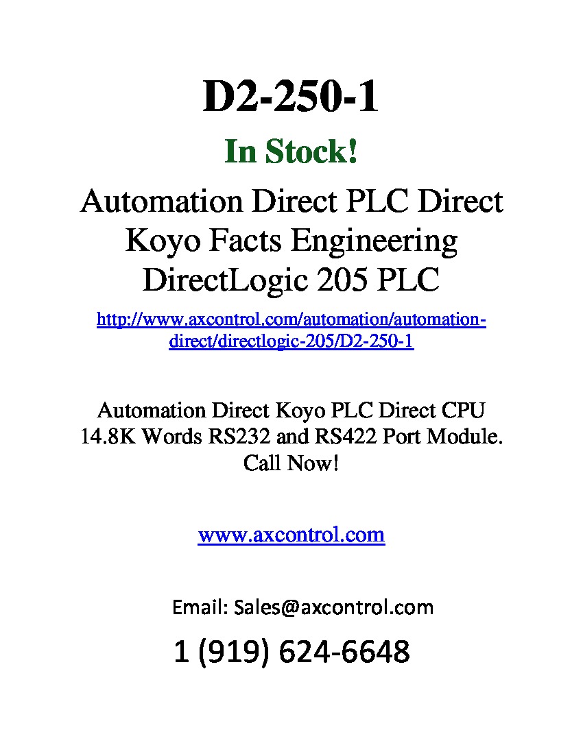 First Page Image of d2-250-1.pdf