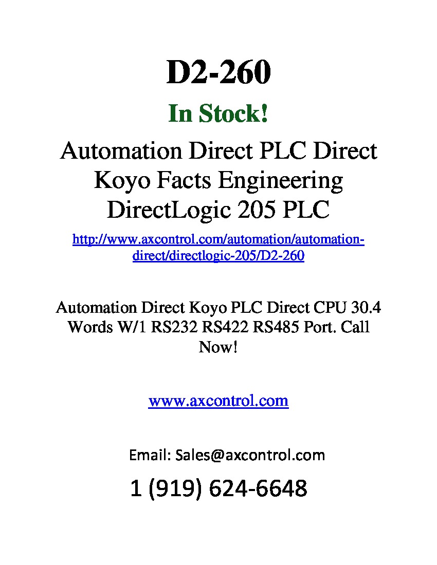 First Page Image of d2-260.pdf