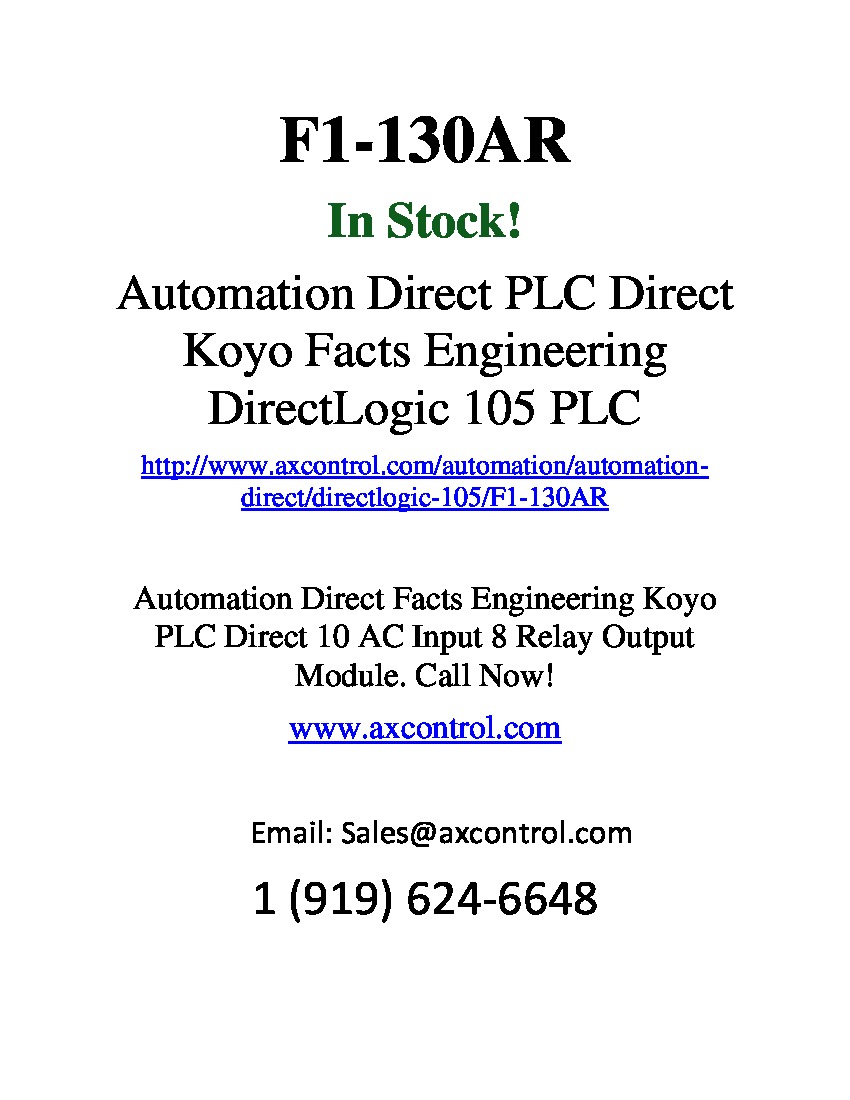 First Page Image of f1-130ar.pdf