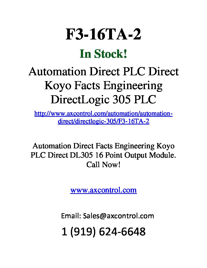First Page Image of f3-16ta-2.pdf