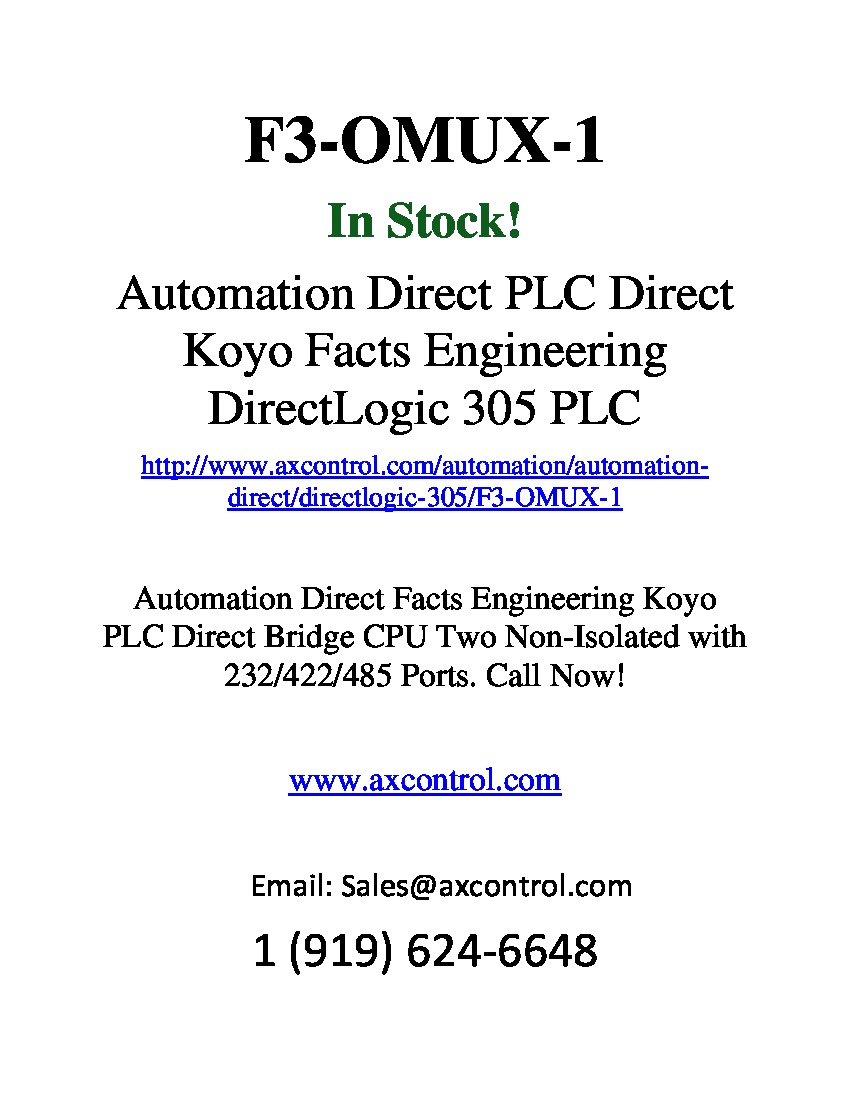 First Page Image of f3-omux-1.pdf