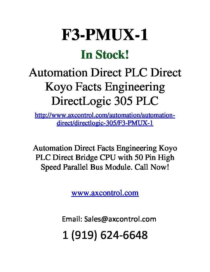 First Page Image of f3-pmux-1.pdf