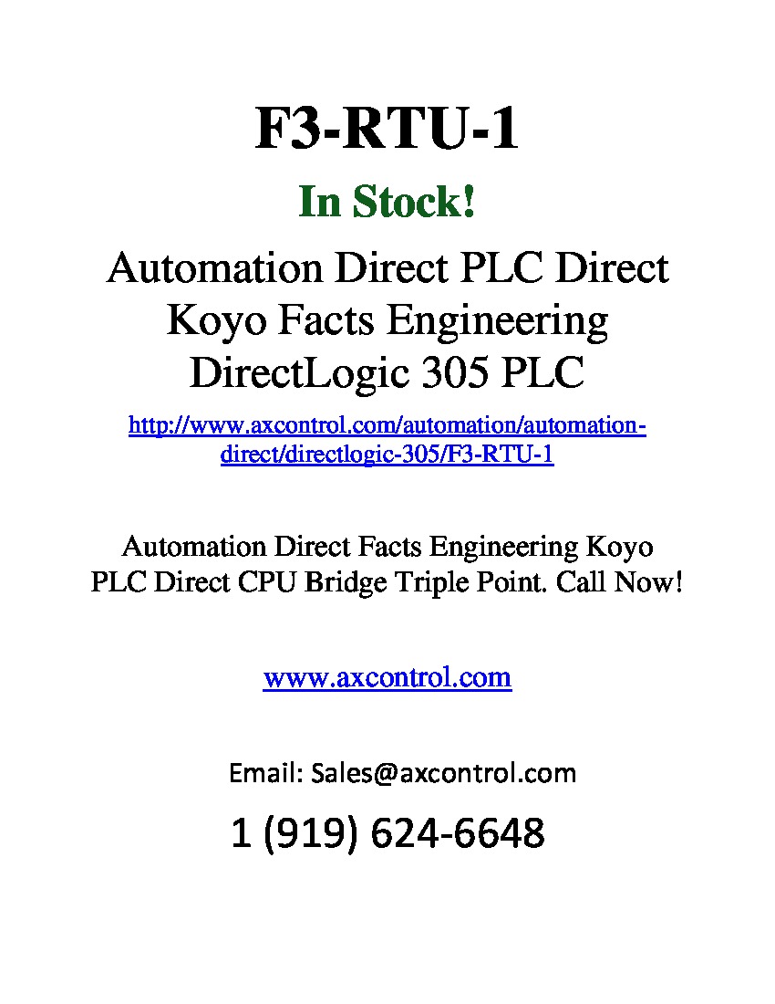 First Page Image of f3-rtu-1.pdf