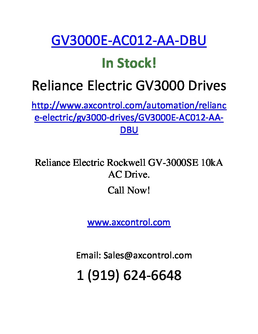 First Page Image of gv3000e-ac012-aa-dbu.pdf