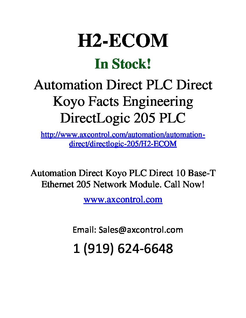 First Page Image of h2-ecom.pdf