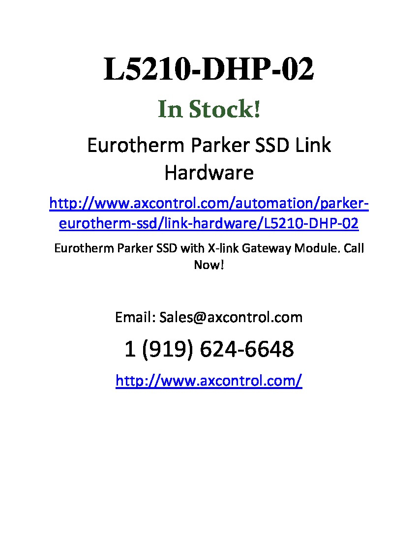 First Page Image of l5210-dhp-02.pdf