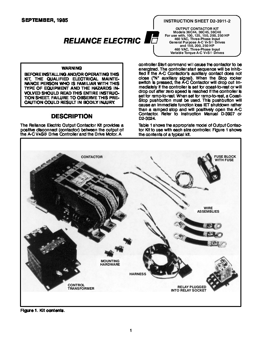 First Page Image of reliance_rectifier.pdf