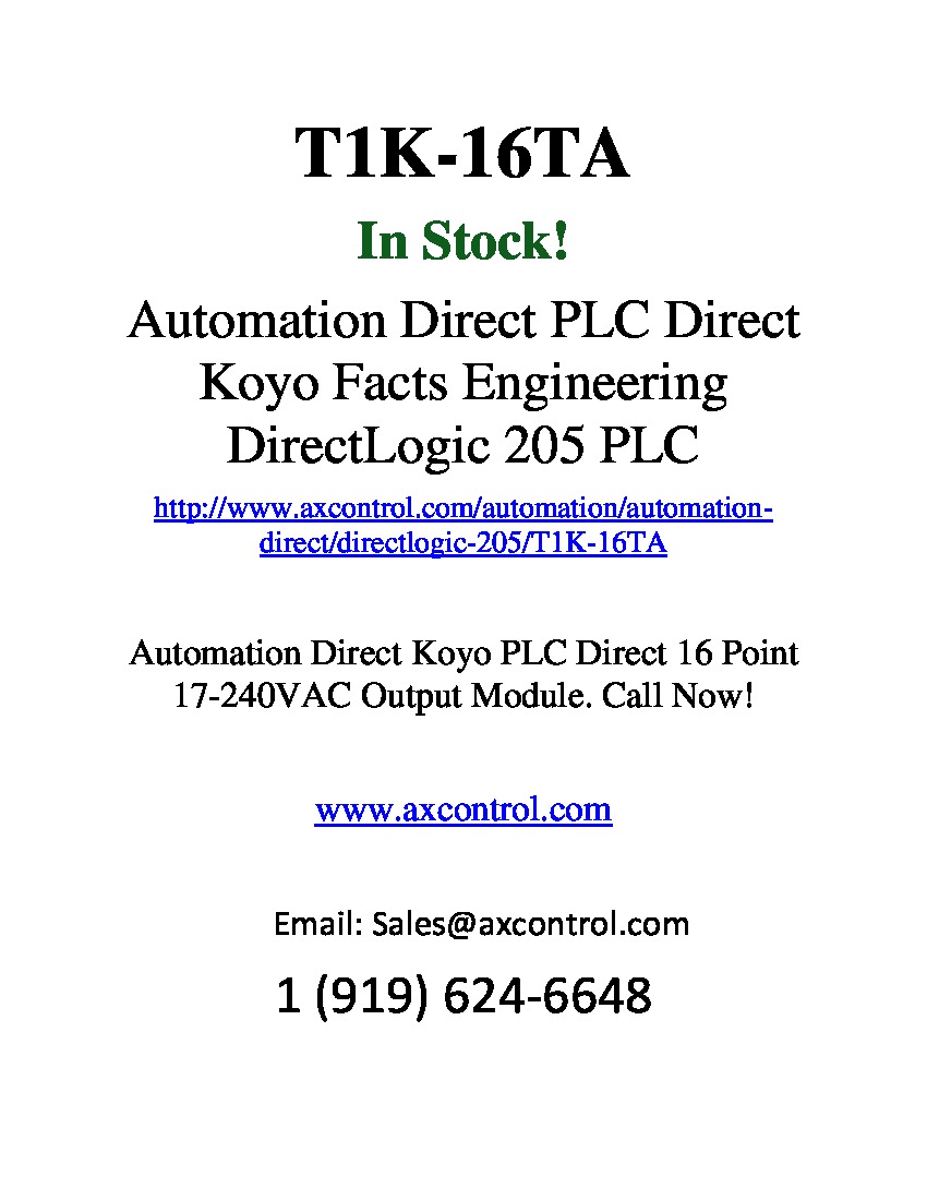 First Page Image of t1k-16ta.pdf