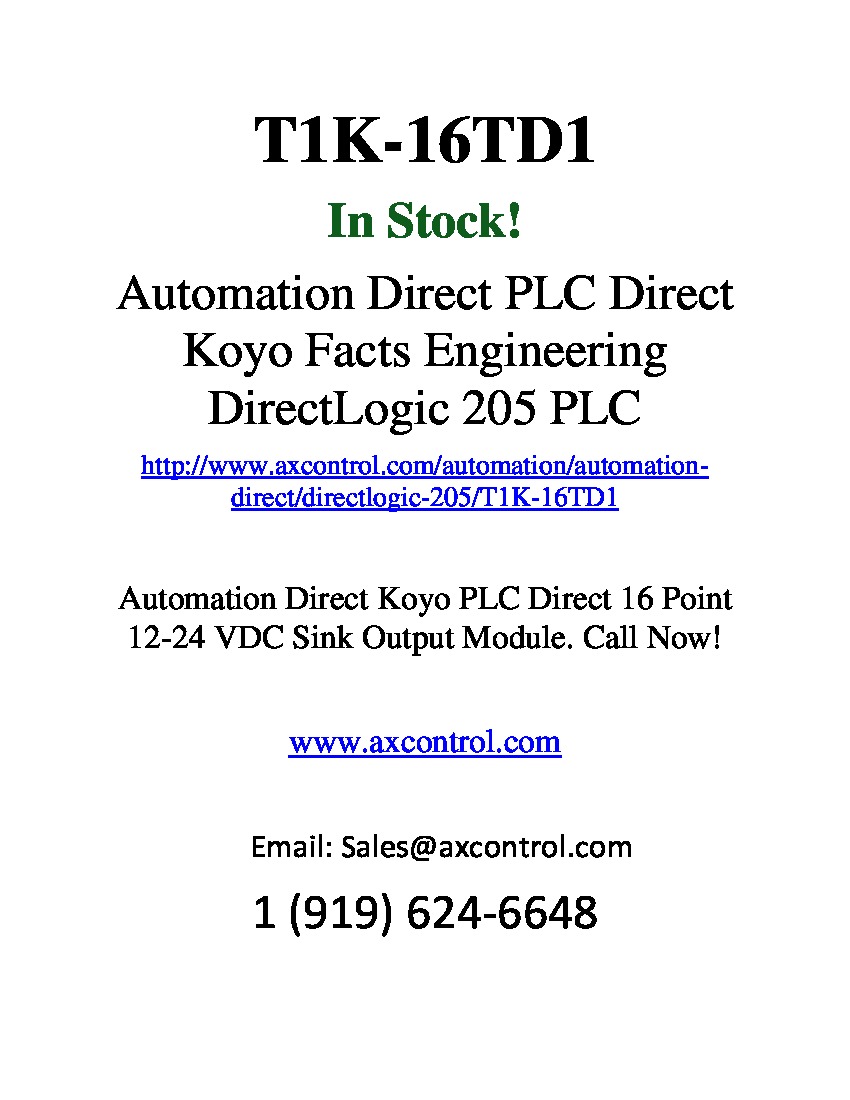 First Page Image of t1k-16td1.pdf