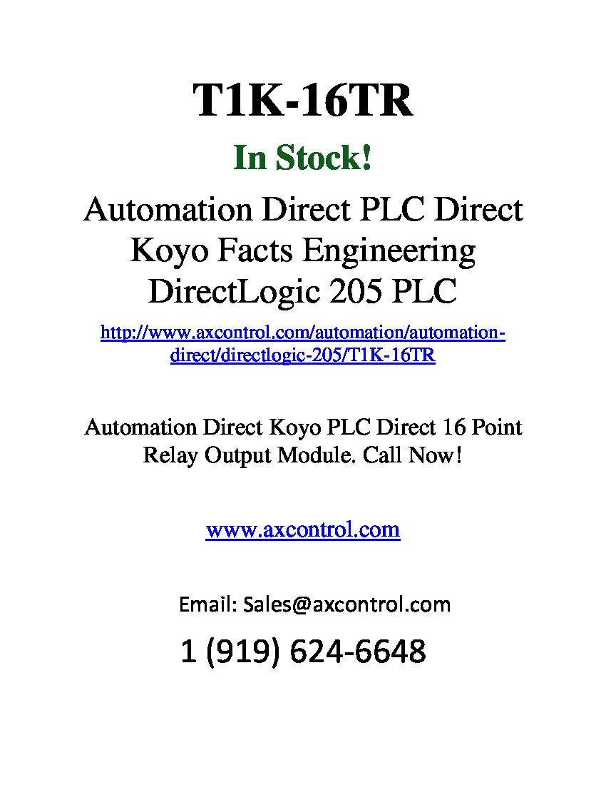 First Page Image of t1k-16tr.pdf