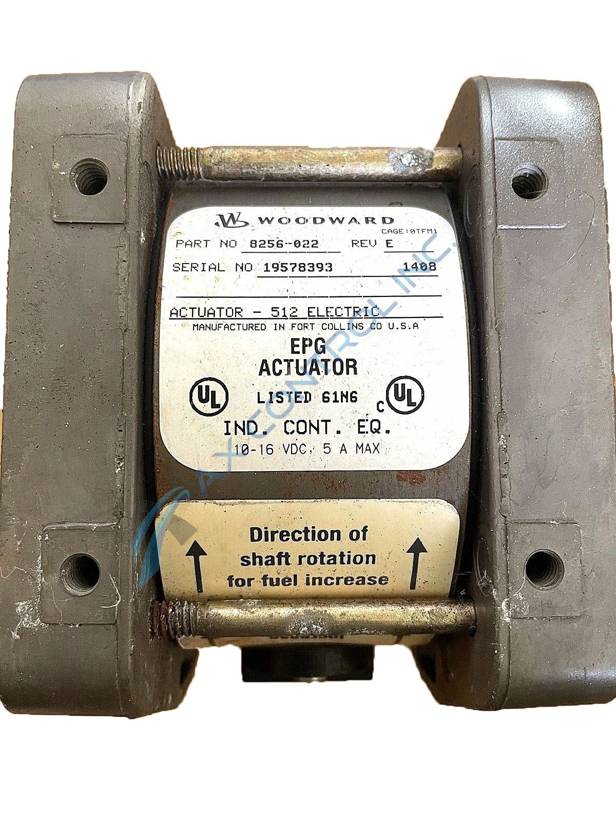 8256-022 In Stock! Woodward EPG Electrically Powered Governor | The ...